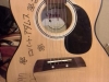Signed guitar - raffled off at BelleCon 2013