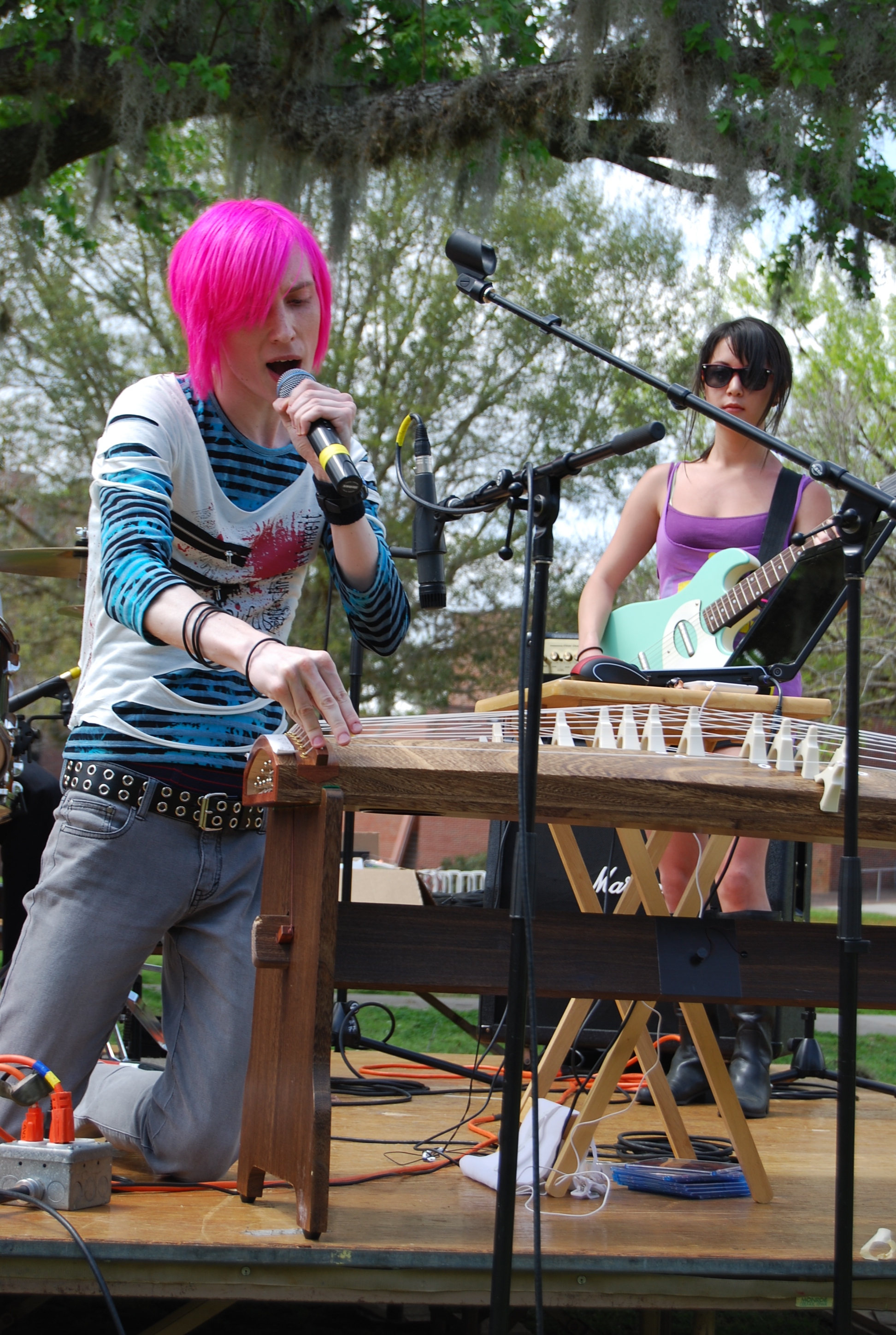 Japanese Club Spring Festival at University of Florida (photo by Gonzalo Escarate. Kelly Tran on guitar)